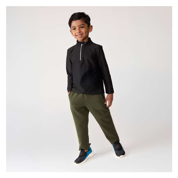 Toddler Boys' Active Quarter-Zip Top